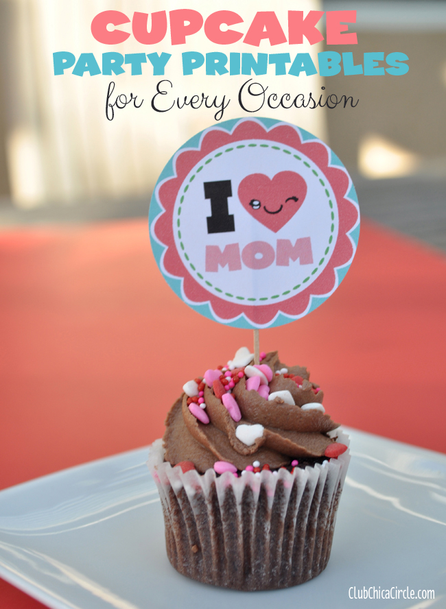 I-heart-mom-free-party-cupcake-printable