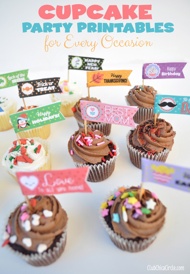 cupcake-party-flags-@clubchicacircle-for-every-occasion